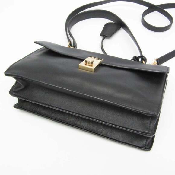 Prada Soft Sound Medium Women's Leather Handbag,Shoulder Bag Black - Picture 4 of 11